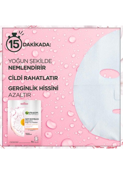 Nem Bombası Dinlendirici Kağıt Yüz Maskesi fiyatları