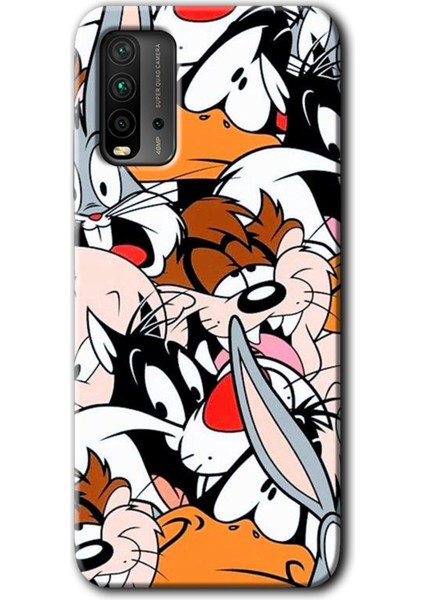 Xiaomi Redmi 9t Kılıf Hd Desen Baskılı Arka Kapak - Karakterler