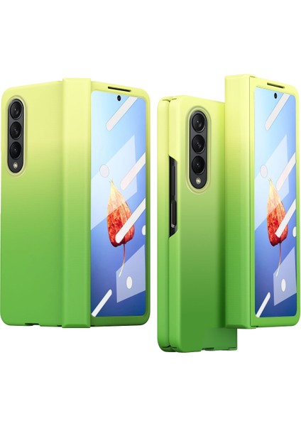 Samsung Galaxy Z Fold4 Için Telefon Kılıfı - Yeşil (Yurt Dışından)