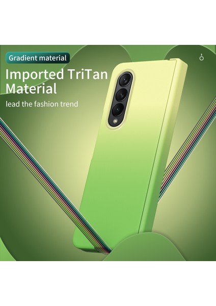 Samsung Galaxy Z Fold4 Için Telefon Kılıfı - Yeşil (Yurt Dışından)