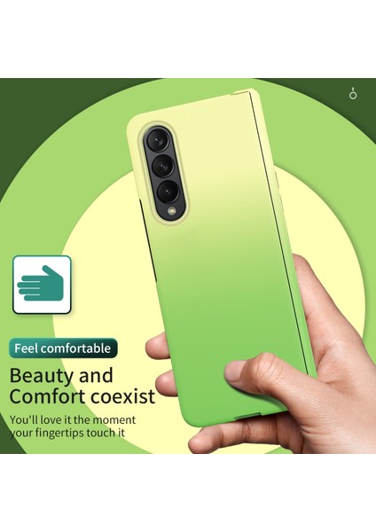 Samsung Galaxy Z Fold4 Için Telefon Kılıfı - Yeşil (Yurt Dışından)