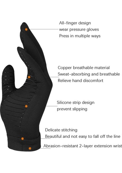 Bakır Elyaf Basınç Sporları Fitness Kayma Önleyici Eldivenler, Boyut: S (Yurt Dışından) fiyatları