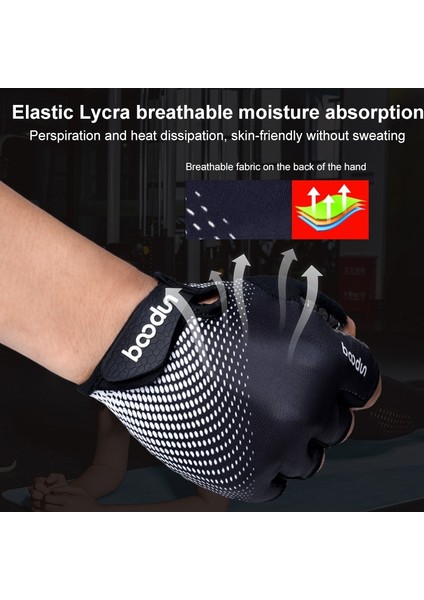 1096 Kaymaz Aşınma Dirençli Nefes Alabilen Fitness Spor Silikon Eldivenler, Boyut: M (Siyah) (Yurt Dışından) modelleri