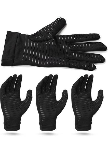 Bakır Elyaf Basınç Sporları Fitness Kayma Önleyici Eldivenler, Boyut: L (Yurt Dışından) fırsatları