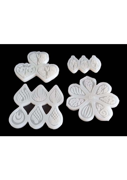 Hm 4 Lü Set Kombin Silikon Takı Kalıbı 001