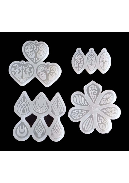 Hm 4 Lü Set Kombin Silikon Takı Kalıbı 001