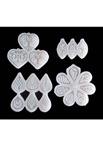 Hm 4 Lü Set Kombin Silikon Takı Kalıbı 001