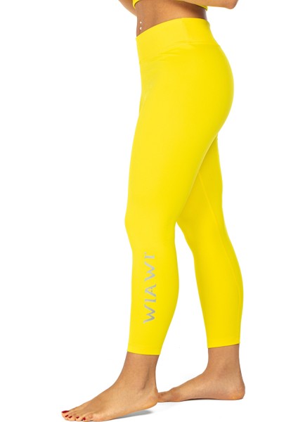 Kadın Uzun Termal Fit Esnek Spor Tayt - Uzun Tayt - Sunlight Sarı fiyatları