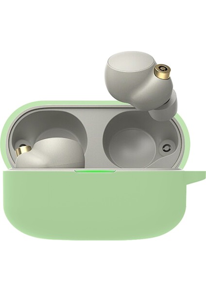 Sony WF-1000XM4 Matcha Green Için Silikon Koruyucu Kılıf