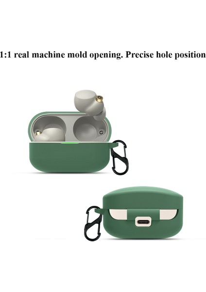 Sony WF-1000XM4 Matcha Green Için Silikon Koruyucu Kılıf