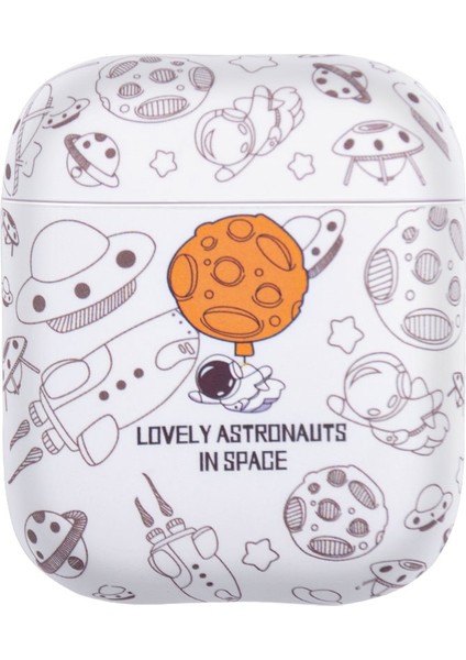 1/2 Beyaz Göktaşı Astronot Için Tpu Koruyucu Kasa