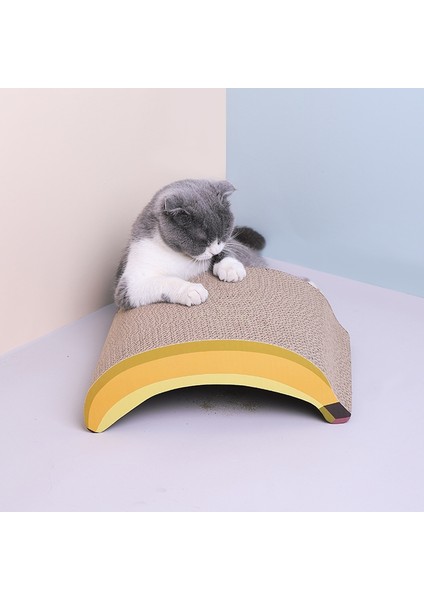 Oluklu Kedi Çizik Tahtası Kedi Öğütme Pençe Tahtası, Özellikler: 31.5X22X12CM