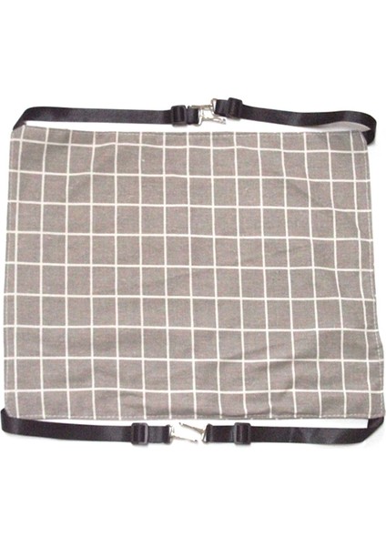 2 Pcs PE-160 Tuval Asma Kedi Kafesi Hammock Ayarlanabilir Uzunluk Salıncak Pet Nest, Boyut: M (Gri Meydan)