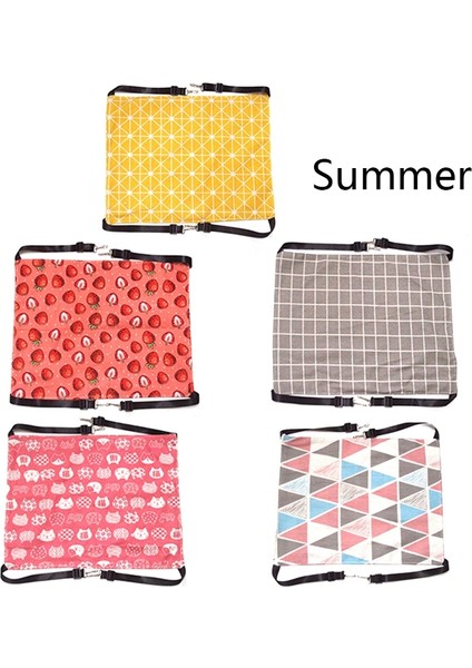 2 Pcs PE-160 Tuval Asma Kedi Kafesi Hammock Ayarlanabilir Uzunluk Salıncak Pet Nest, Boyut: M (Gri Meydan)