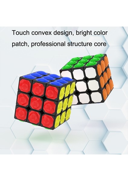 3 Seviye Rubik Küp - Çok Renkli (Yurt Dışından)