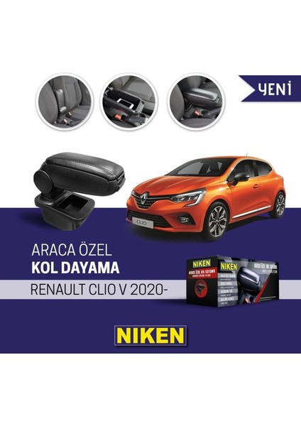 Renault Clio 5 Araca Özel Kol Dayama Kolçak (2020-2022) Niken