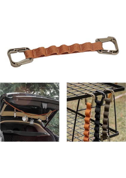 Kamp Aksesuarları Için Kamp Depolama Askı Askı Khaki 5 Döngüler (Yurt Dışından) fırsatları