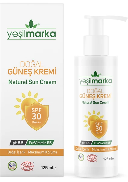 Doğal Güneş Kremi - 30 SPF