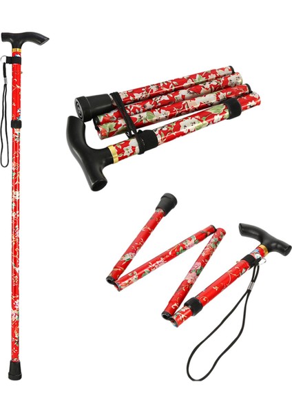 Katlanır Baston Alüminyum Ayarlanabilir 5 Bölüm 2 Adet (Yurt Dışından) fiyatları