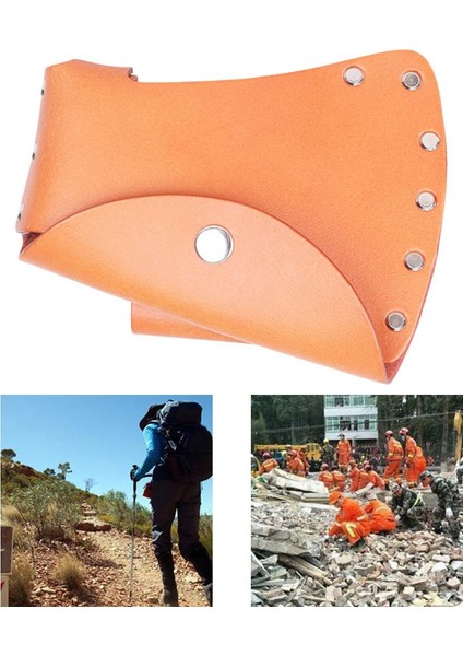 Avcılık Gerçek Deri Balta Hatchet Blade Kapak Bronz (Yurt Dışından) fiyatları