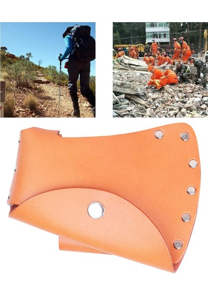 Avcılık Gerçek Deri Balta Hatchet Blade Kapak Bronz (Yurt Dışından) modelleri