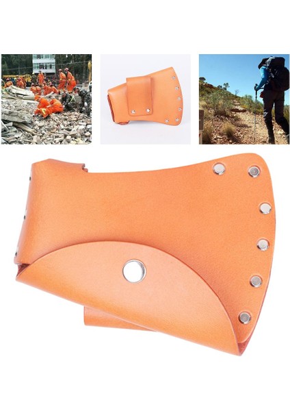 Avcılık Gerçek Deri Balta Hatchet Blade Kapak Bronz (Yurt Dışından) indirimleri
