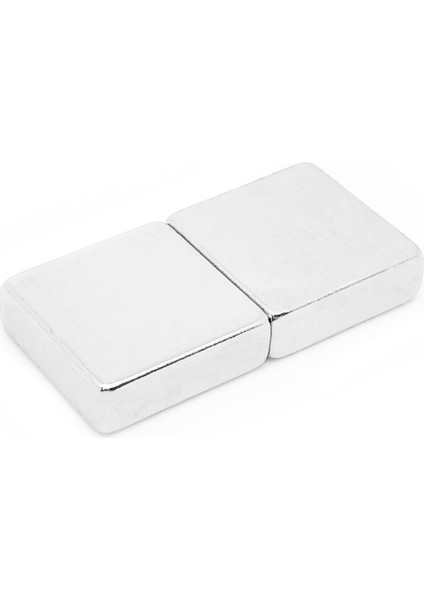 Güçlü Neodyum Mıknatıs Kare 15X15X5 mm (2'li)