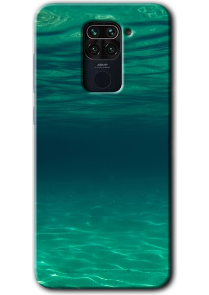 Xiaomi Redmi Note 9 Kılıf Hd Desen Baskılı Arka Kapak - Derin Deniz