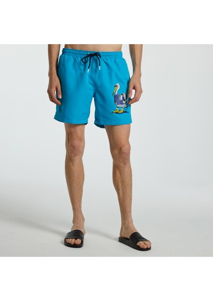 Erkek Yeşil Standart Fıt Şort Mayo T25406T.40F modelleri