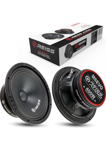 Oto Mıdrange 16CM 400W 2 Adet Reıss Audıo RS-M6EVO