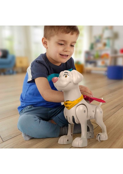 Dc League Of Super Pets - Süper Krypto, Ses ve Motorlu Hareketlere Sahip Dönüşen Figür (35,5 Cm), 3 Yaş ve Üzeri İçin