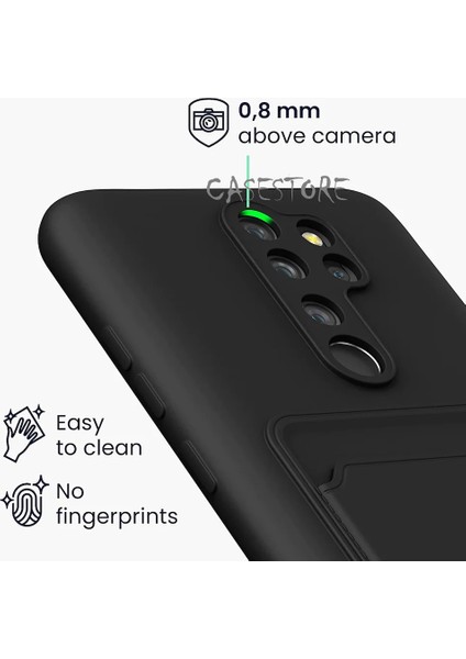 Xiaomi Redmi Note 8 Pro Uyumlu Kılıf Kamera Lens Korumalı Kartvizitli Ince Silikon Kapak Cüzdan Renkli Yumuşak Soft Mat Yeni Tasarım