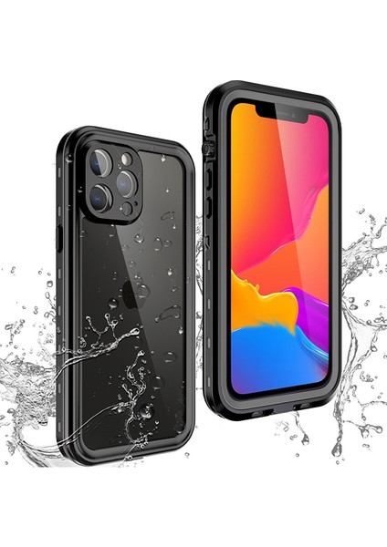 Apple iPhone 12 Pro Max Uyumlu Kılıf Su Toz Geçirmez 360 Derece Kaplar Armor Tank Waterproof Su Altı Korumalı Case