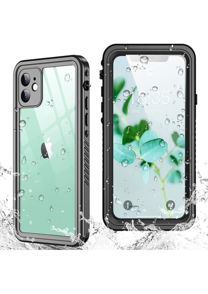 Apple iPhone 11 Uyumlu Kılıf Su Toz Geçirmez 360 Derece Kaplar Armor Tank Waterproof Su Altı Korumalı Case