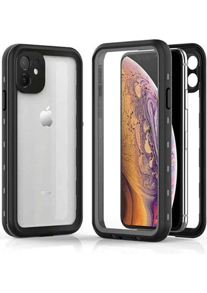 Apple iPhone 11 Uyumlu Kılıf Su Toz Geçirmez 360 Derece Kaplar Armor Tank Waterproof Su Altı Korumalı Case