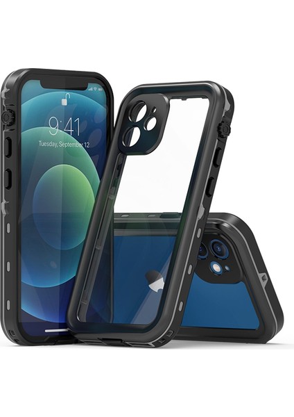 Apple iPhone 11 Uyumlu Kılıf Su Toz Geçirmez 360 Derece Kaplar Armor Tank Waterproof Su Altı Korumalı Case