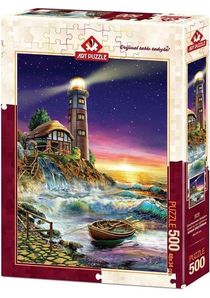 4210 Art Puzzle Deniz Fenerinden Günbatımı 500 Parça Puzzle