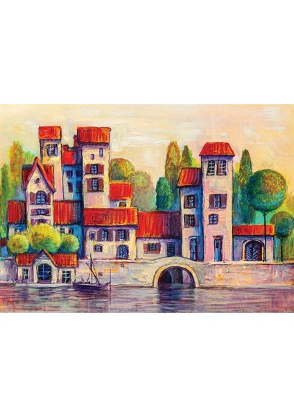 5213 Art Puzzle, Doğa Kent 1000 Parça Puzzle