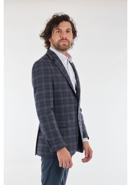 Minimalist Kareli Erkek Ceket - Günlük Şıklık modelleri