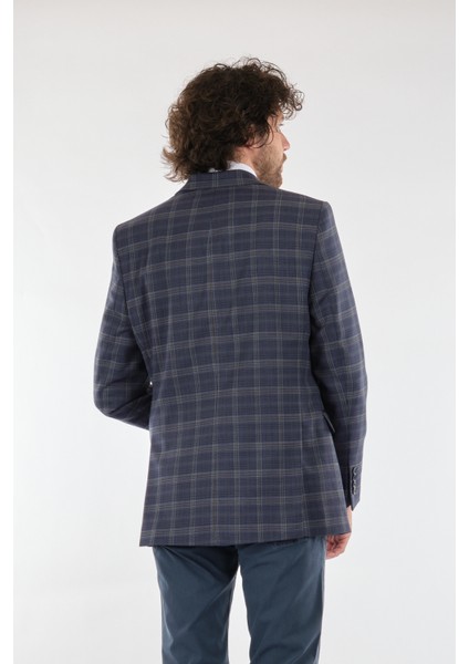 Minimalist Kareli Erkek Ceket - Günlük Şıklık fırsatları