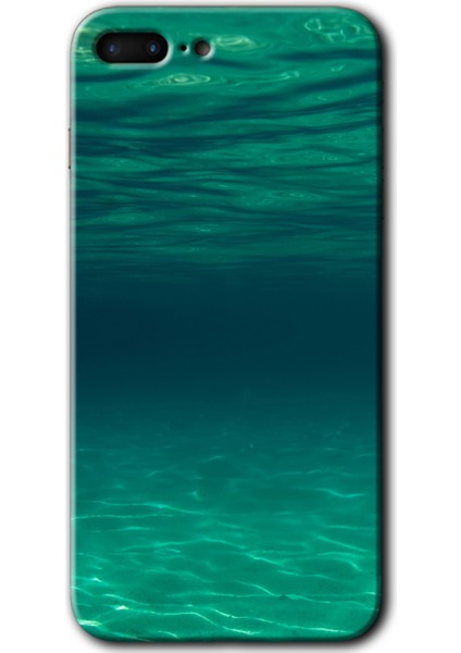 Apple iPhone 7 Plus Kılıf Hd Desen Baskılı Arka Kapak - Derin Deniz