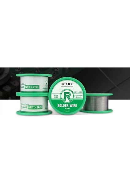 Relıfe RL-440 Lehim Teli  0.4mm