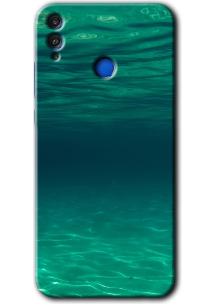 Honor 8c Kılıf Hd Desen Baskılı Arka Kapak - Derin Deniz