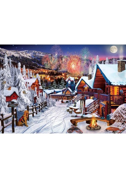 5183 Art Puzzle Kış Eğlencesi 1000 Parça Puzzle