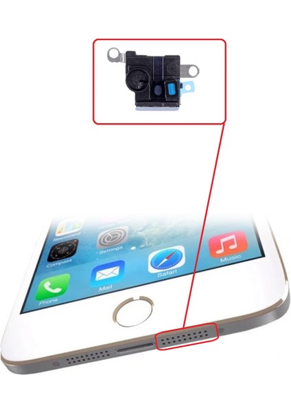 Apple iPhone 11 Pro Max Zil Sesi Buzzer Hoparlör Toz Filtresi Braketi fiyatları