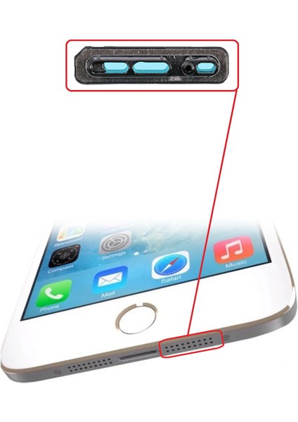 Apple iPhone x Zil Sesi Buzzer Hoparlör Toz Filtresi Braketi fiyatları