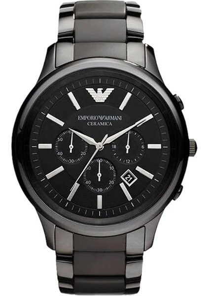 Emporio Armani AR1451 Erkek Ceramica Band Kuvars (Yurt Dışından)