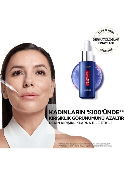 Loreal Revitalift Filler %1.5 Saf Hyaluronik Asit Serum + Saf Retinol Gece Serumu