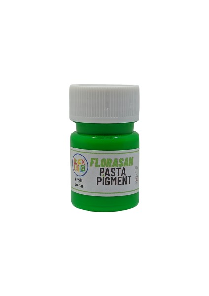 Epoksi Reçine Florasan Pasta Pigment Neon Pigment Yeşil Renk 20 gr