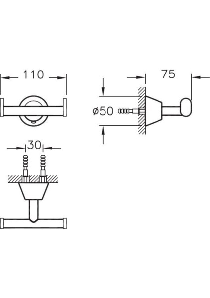 A44584 -Matrix Ikili Askı